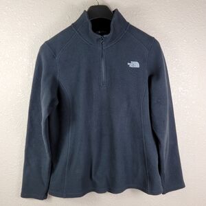 The North face Woman's pull over sweetshirt Sz L Black